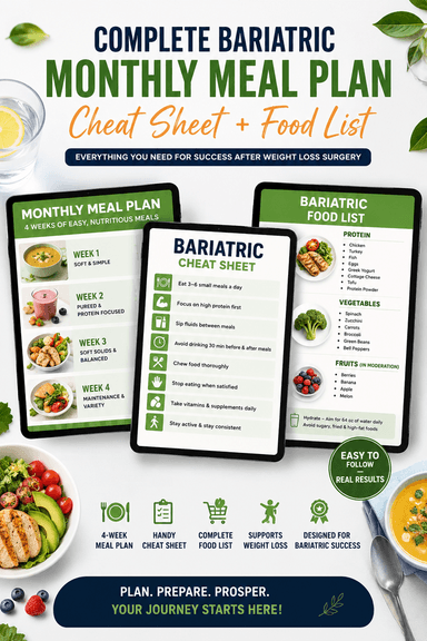 The Ultimate Bariatric Cheat Sheet