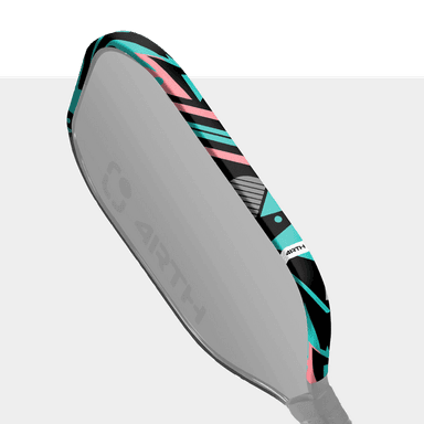 Paddle Drip - Geometric Edge Pink Teal