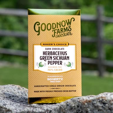 Herbaceous Green Tingly Dark Chocolate (50Hertz x Goodnow Farms)