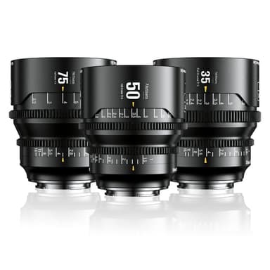 MF 35mm/50mm/75mm T1.5 Full Frame Cine Lens for E/L/Z/RF