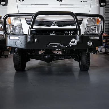 Fuso FGB71 Rated Recovery Bull Bar 4040 Winch Compatible + Low Beam Lights