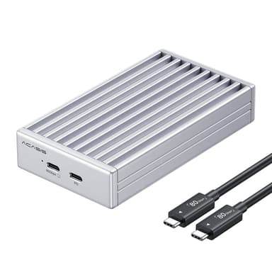 Acasis 80Gbps M.2 NVMe SSD Enclosure with Fanless Cooling