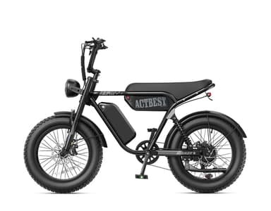 Striker Dual Battery 20"x4.0" 35+MPH Moped-Style E-Bike