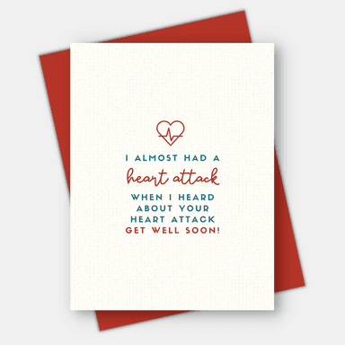 Heard About Your Heart Attack, Get Well Card