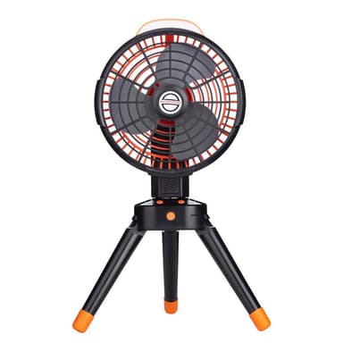 Portable Camping Fan With LED Lantern
