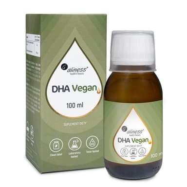 Aliness, Vegan Omega 3 DHA, 100 ml