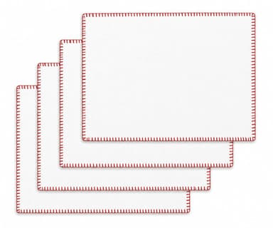 Rectangle Placemats - Whip Stitched Cotton Placemat