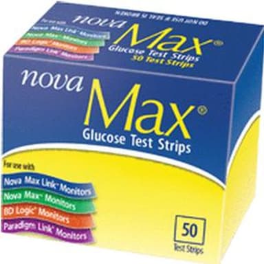 Nova Max Test Strip (50 Count)