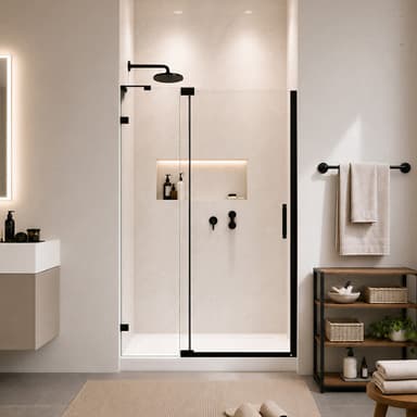 Custom Glass Shower Doors | 10mm SGCC Tempered Glass, easy clean