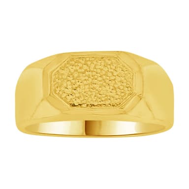 Small Baby Child Kid Ring Signet Yellow Gold 14k