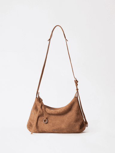 Donut Hobo Bag - Suede - Small