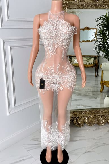 Alley All White Midi Dress (Pre-order)