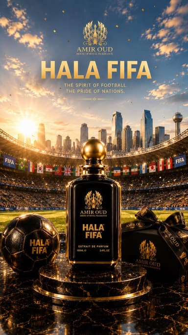 Amir Oud HALA FIFA For Her - Limited Edition Luxury Fragrance 2026