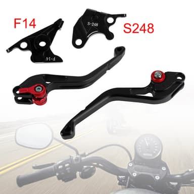 Suzuki GSXR600 750 DL650 GSR600 Red NEW Short Clutch Brake Lever