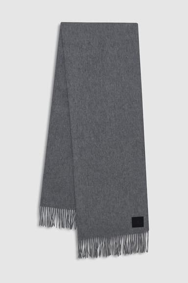 Augustina Scarf - Grey Wool