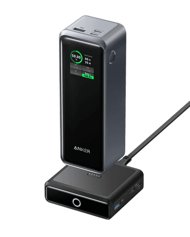 Anker Prime 27,650mAh Power Bank (250W) and 100W Charging Base