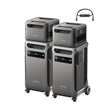 2× Anker SOLIX F3800 + Double Power Hub + 2× Expansion Battery