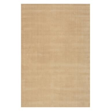 Iania Modern Solid Custom Rug | Ivory