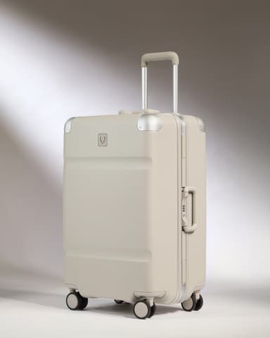 Medium Luggage in Sandstone - Heritage Stripe