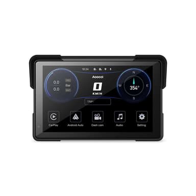D7A 7" Wireless CarPlay & Dual 2K Dash Cam