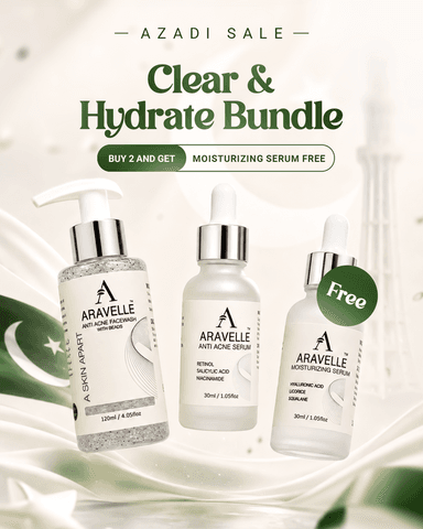Azadi Clear & Hydrate Bundle — Buy 2, Get Moisturizing Serum FREE