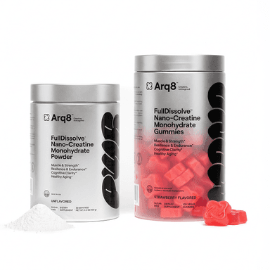 Arq8™ Creatine Powder + Monohydrate Gummies