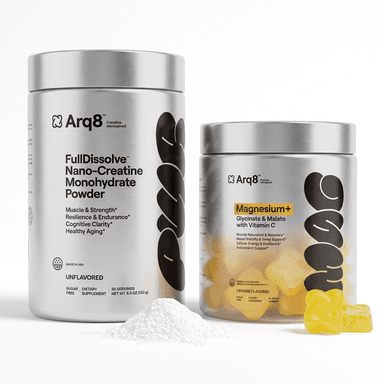 Arq8™ Creatine Powder + Magnesium+ Gummies