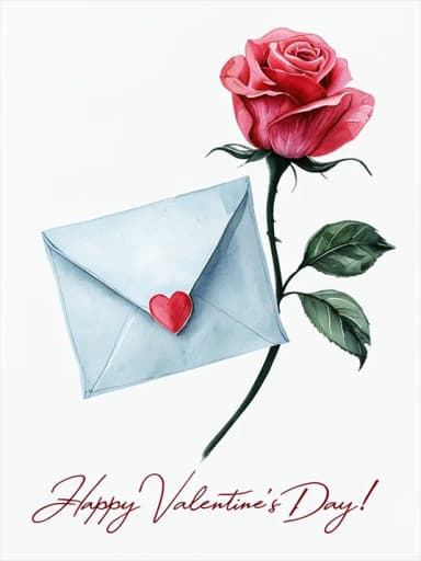 Rose for valentine’s day