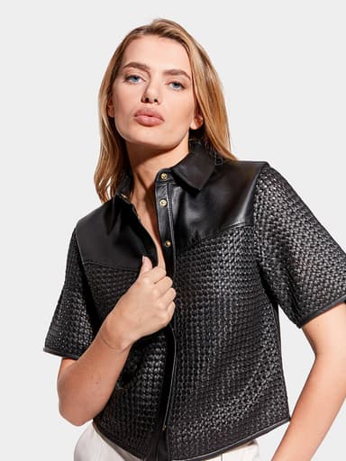 PIAZZA LEATHER SHIRT
