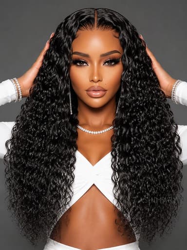 LUSTRE™ Raw | Water Wave 13x6 Full Frontal HD Lace Wig with Drawstring Cap