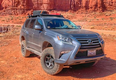 Cali Raised Low Profile Ditch Light Brackets Kit for Lexus GX 460 (2010-2022)