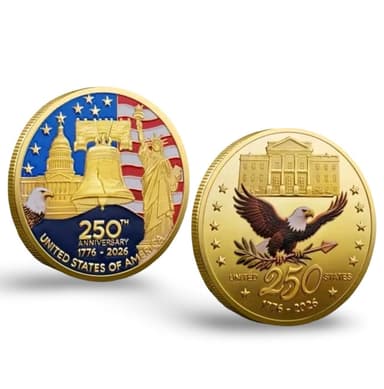 America 250 Commemorative Challenge Coin