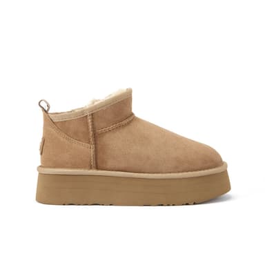 COSY ULTRA SHORT BOOTS PLATFOAM TAUPE