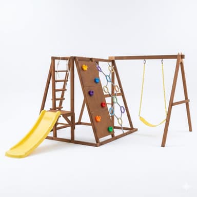 Sycamore Large | Outdoor Sensory Swing Set & Climbing Jungle Gym