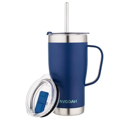 Blue Travel Mugs