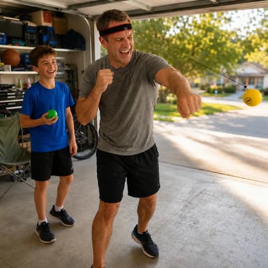 Boxing Reflex Ball Training Set | 4 Progressive Balls for Hand-Eye Coordination & Reaction Training