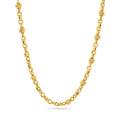Knot Link Chain Necklace