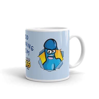 Good Morning Mug Blue