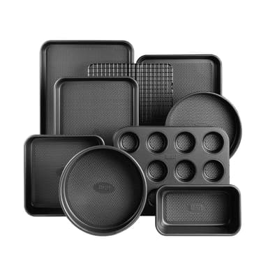 Bakeware set of 9pcs Diamond Texture