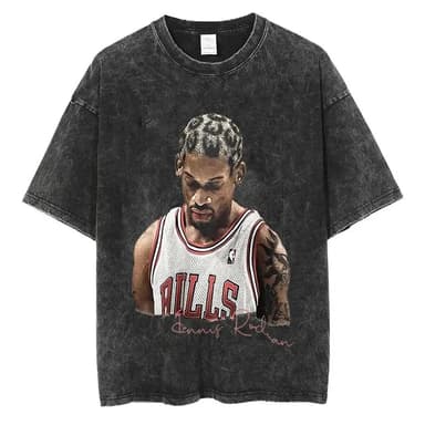 CUSTOMISABLE "Vintage Streetwear" Styled Dennis Rodman Graphic Tee