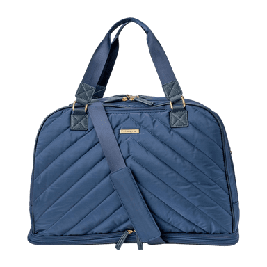 Puffer Duffel Bag with Shoe Compartment & Laptop Sleeve