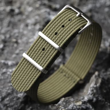 OnePlus Nylon Watch Band, Ribbed Fabric Strap, Pin Buckle, Unisex