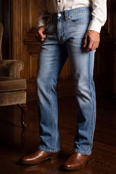 Outlaw Western Studs Denim Jeans