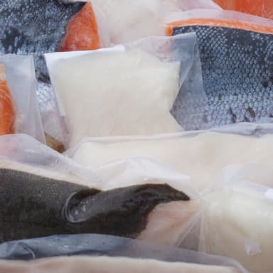 Wild Alaska Salmon, Halibut, and Cod Box (Frozen)