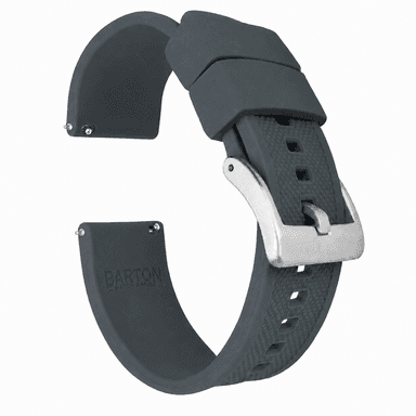 Smoke Grey Elite FKM Rubber Watch Band