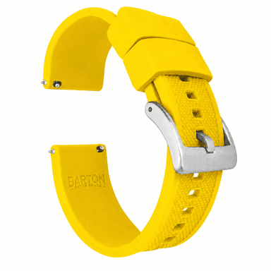 Yellow Elite FKM Rubber Watch Band