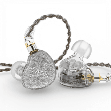 BASN ASONE 14.2mm Planar Driver in-Ear Monitors Earphone (Silver,3.5/4.4mm)