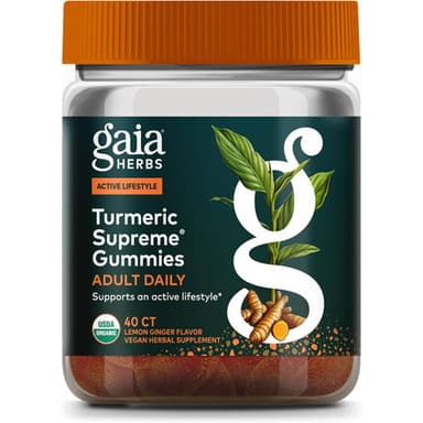 Gaia Herbs PRO Turmeric Supreme Adult Daily Gummies - 40 Gummies