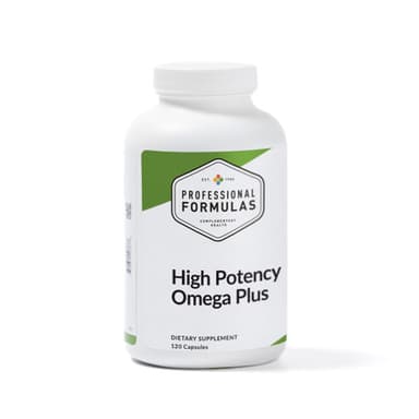 Professional Formulas High Potency/Omega Plus - 120 Perles