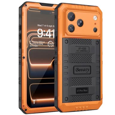 Beeasy iPhone 17 Pro Max waterproof Case -- Military Grade IP68 Drop Protection Cover